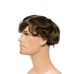 Mens Toupee M116XL Swiss Lace Poly Back Men's Hairpiece Extra Large Size -Wavy Hair Shop 02 2 58830.1684183178