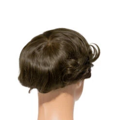 Mens Toupee M116XL Swiss Lace Poly Back Men's Hairpiece Extra Large Size -Wavy Hair Shop 03 1 86089.1684183179