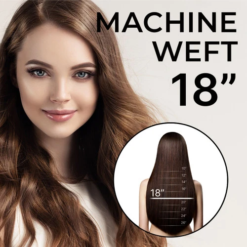 18" Machine Weft Hair Extensions 100 Grams Human Hair 11 18" Machine Weft Hair Extensions 100 Grams Human Hair - Image 10