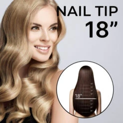 18" Nail Tip Hair Extensions 50 Strands -Wavy Hair Shop 18 Nail Tip 44204.1675447193