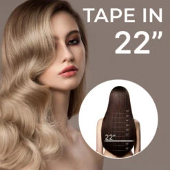 22" Tape In Hair Extensions 20 Pieces 50 Grams Hair -Wavy Hair Shop 22 Tape In 48293.1675181040