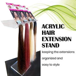 Acrylic Wig Hair Extension Holder Stand -Wavy Hair Shop 51R2IfIuNiL 02120.1628790131