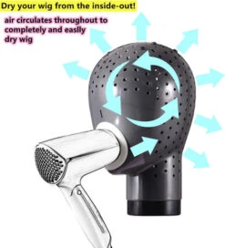 Quick Dry Wig Head With Hair Dryer Holder -Wavy Hair Shop 71A87GwIu7S. AC SL1500 05858 50517.1698329318