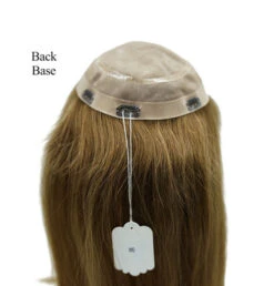 Hair Topper EV7812 - Premium Human Hair Mono Silk Top Clip-In Hairpiece -Wavy Hair Shop Back2 91659.1662738911