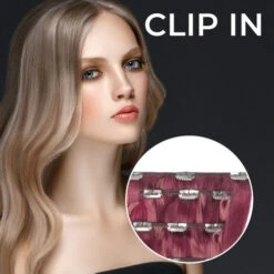 16" Clip In Hair Extensions 100 Grams Human Hair