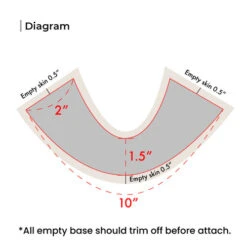 Full Thin Skin Frontal Hair Patch FR111 11 Full Thin Skin Frontal Hair Patch FR111 -Wavy Hair Shop DIAGRAM2 82295.1691516857