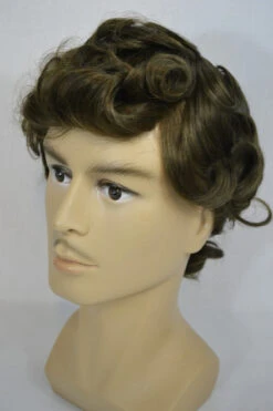 Mens Full Cap Silk Top Hand Made Human Hair Wig W8 -Wavy Hair Shop DSC0084 31264.1661451696