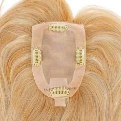 EP3514BSC Clip-in Mono Silk Hair Topper For Thinning Crown And Part Line -Wavy Hair Shop EP3514BSC 6 50940.1683926323