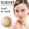 EUEV5708 Mono Top With 1/2" PU Edge Perimeter And 1/8" French Lace Front. 4 Clips On Each Corner -Wavy Hair Shop EUEV5708 NEWjpg 41849.1682452853