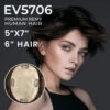 EV5706 Mono Silk Top Clip-In Volume Hairpiece For Women -Wavy Hair Shop EV5706 NEW 54779.1683919450