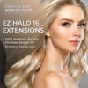 Premium Remy Human Hair Halo Hair Extensions - Ez Halo 16 -Wavy Hair Shop EZ Halo 2 16822.1700674588