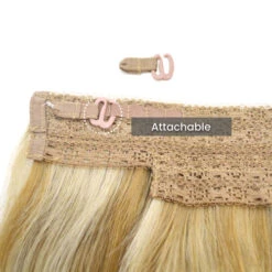 Premium Remy Human Hair Halo Hair Extensions - Ez Halo 16 -Wavy Hair Shop EZ Halo 5 19146.1700675777