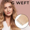 16" G-Weft Hair Extensions 100 Grams Human Hair 6A -Wavy Hair Shop Gweft 43361.1699994499