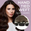 Hand Tied Weft Hair Extensions 65 Gram 6A -Wavy Hair Shop Hand Tied Weft 75316.1674571171
