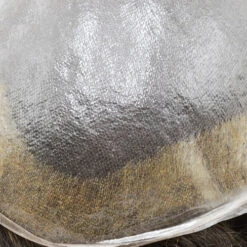 Toupee M101BF Thin Skin Hair Piece For Men With Bleached Knot Front -Wavy Hair Shop M101PRO 1 81188.1659714030