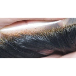 Toupee M101BF Thin Skin Hair Piece For Men With Bleached Knot Front -Wavy Hair Shop M101PRO 2 94923.1659714036