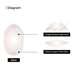 Toupee M101 Basic Thin Skin Hair Piece For Men - Basic Version -Wavy Hair Shop M101 4 52623.1659555269