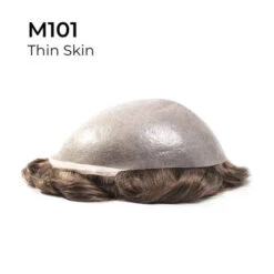 Toupee M101 Thin Skin Hair Piece For Men