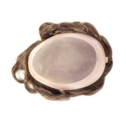 Toupee M102 Basic 8"x10" Mono Silk Top Lace -Basic Version -Wavy Hair Shop M102 10 41717.1659543410