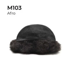 M103 Afro Mens Toupee, Mono Lace Afro Hairpiece