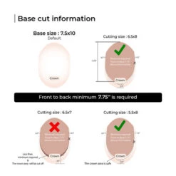 Mens Toupee M103 7.5"x10" Fine Welded Mono Lace Hairpiece -Wavy Hair Shop M103 2 1 77503.1628807228