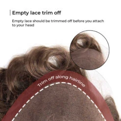 Mens Toupee M103 7.5"x10" Fine Welded Mono Lace Hairpiece -Wavy Hair Shop M103 3 3 07082.1659555809