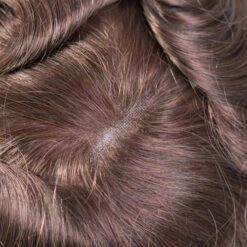 Mens Toupee M103 7.5"x10" Fine Welded Mono Lace Hairpiece -Wavy Hair Shop M103 8 29465.1659555814