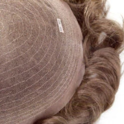 Mens Toupee M103 7.5"x10" Fine Welded Mono Lace Hairpiece -Wavy Hair Shop M103 9 58603.1659555812