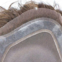 M104 Mono Silk Top Men’s Toupee With Skin Perimeter And French Lace Front -Wavy Hair Shop M104 10 63575.1659537293