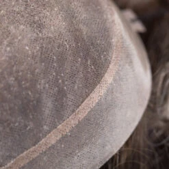 Toupee M104 Monofilament Lace Top With Natural Hair Line - Basic Version -Wavy Hair Shop M104 8 84257.1646082154