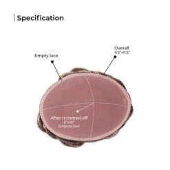 Toupee HD105 8"x 10" French Lace For Men With Bleached Knot Front -Wavy Hair Shop M105 4 49417.1659710705