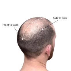 Toupee M110P Super Fine Welded Lace Hairpiece For Men With Clear Poly Painting Perimeter -Wavy Hair Shop M105 6 73491.1645559679