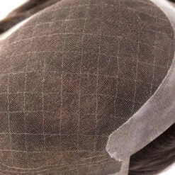 Mens Toupee M106L 8"x10" French Lace Poly Back -Wavy Hair Shop M106L 10 18218.1659543339