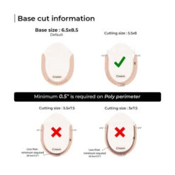 Mens Toupee M106 6.5"x8.5" French Lace Poly Back -Wavy Hair Shop M106 1 2 93867.1649444202