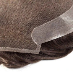 Mens Toupee M106 6.5"x8.5" French Lace Poly Back -Wavy Hair Shop M106 8 07706.1659541300