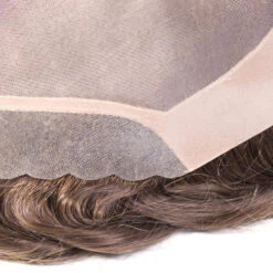 CC Shape Wider Front Hairline M108 8"x10" Mono Top Toupee Hair -Wavy Hair Shop M108 13 18254.1631730847