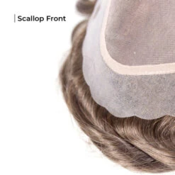 Mens Toupee | M108 Basic 7.5"x9" Human Hair Mono Top - Basic Version -Wavy Hair Shop M108 7 94136.1650317573