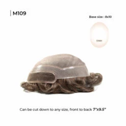 Mens Toupee M109 8"x10" Mono Top Lace Front- Basic Version -Wavy Hair Shop M109 2 10602.1632241677.1280.1280 15685.1651600898