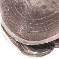 Mens Toupee M110 Super Fine Welded Mono Lace Hairpiece -Wavy Hair Shop M110 11 06629.1659540967