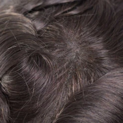 Mens Toupee M110 Super Fine Welded Mono Lace Hairpiece -Wavy Hair Shop M110 12 37555.1659540971