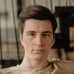 Mens Toupee M110 Super Fine Welded Mono Lace Hairpiece -Wavy Hair Shop M110 15 07608.1651610630