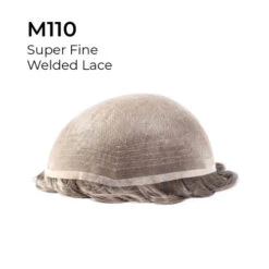 Mens Toupee M110 Super Fine Welded Mono Lace Hairpiece