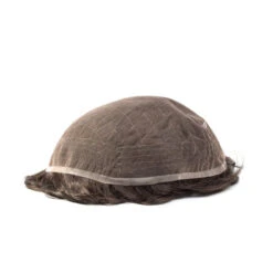 Men’s Toupee M115 8"x10" Swiss Lace With Low Hair Density