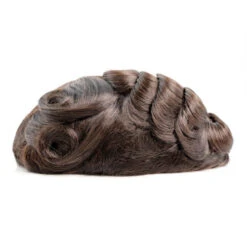 HD106XL French Lace Poly Back Mens Hairpiece -Wavy Hair Shop M116XL 5 67227.1659463847