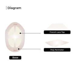 M158 Mens Toupee 8"x 10" Human Hair Skin Base French Lace Top -Wavy Hair Shop M158 9 24905.1659556777