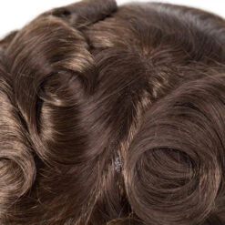 Mens Toupee M159 8"x10" Human Hair Lace Top -Wavy Hair Shop M159 7 63158.1659554084