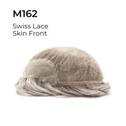 M162 Mens Toupee 8"x10" Lace Hairpiece Skin Front -Wavy Hair Shop M162 Thumb 12530.1659557367