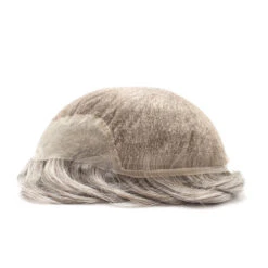 M162 Mens Toupee 8"x10" Lace Hairpiece Skin Front