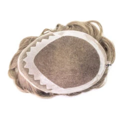 Toupee M204 French Lace Front And Top Hairpieces For Men Hair System -Wavy Hair Shop M204 61807.1659558422