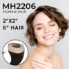 Mini Hair 2206 - Women's Spot Attach Bald Hair Loss Add On Hairpiece -Wavy Hair Shop MH2206 NEW 47585.1682447336